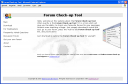 Forum Check-up Tool hoofdpagina